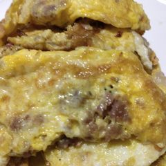 A picture of Fried Egg with Ground Beef.