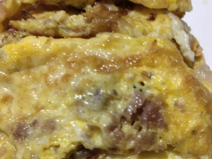 Easy Steps Make Recipes Fried Egg with Ground Beef the  Makes Drooling Really Delicious.