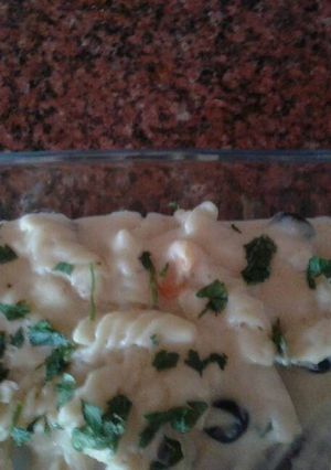 صورة لوصفة معكرونة سهلة و سريعة و لذيذة