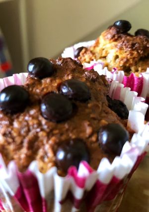 Foto resep Bake Banana Oatmeal Muffin Cups with Air Fryer