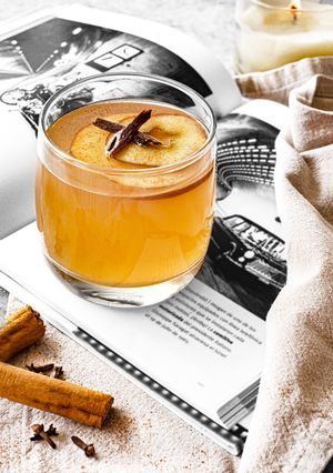 Una foto de Té de manzana y especias