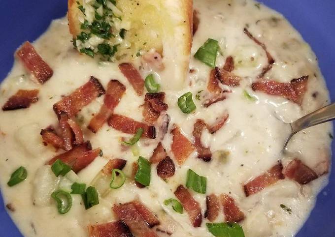 Steps to Make Super Quick Homemade New England Clam Chowder