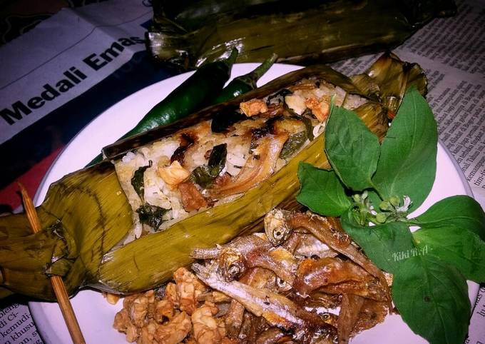 Resep Nasi Bakar Teri Tempe Ala Jtt Oleh Dapur Amalia Rizki Cookpad