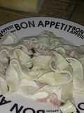 Papardeles al huevo con crema