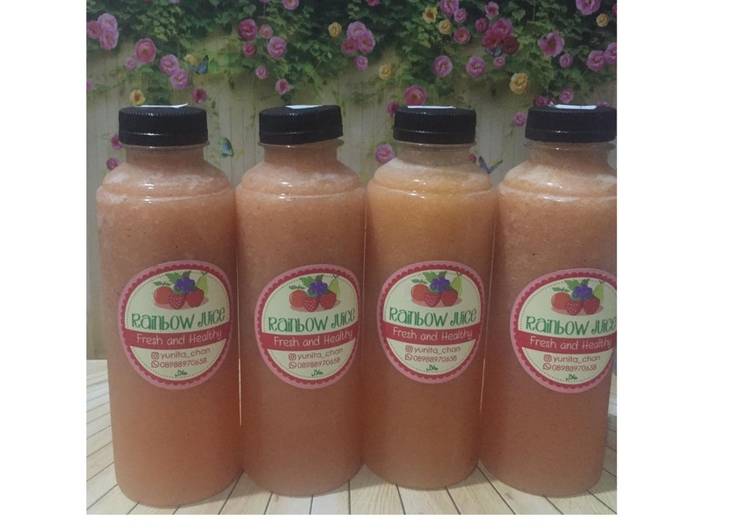 Bagaimana Menyiapkan Diet Juice Jambu Bol Orange Papaya Apple yang Sempurna