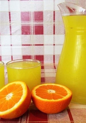 Фото Домашний апельсиновый напиток.