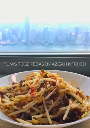 Foto resep Tumis toge Pedas
