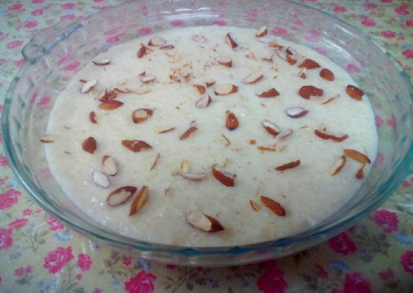 Puding Nasi (Kheer) khas India/Pakistan