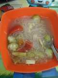Sop oyong bihun ala anak kos super simpel