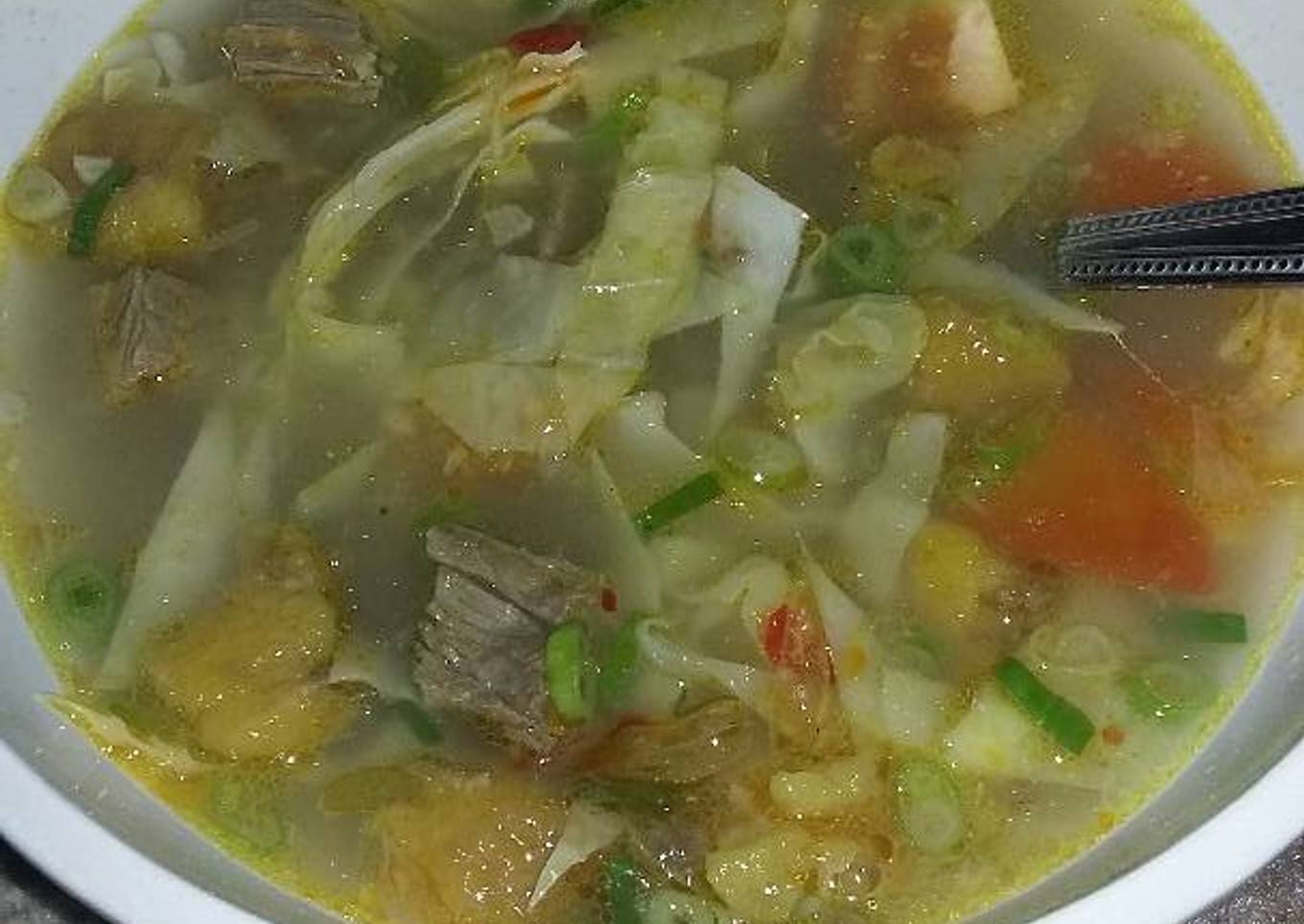 Soto Sapi Bening ala-kadarnya
