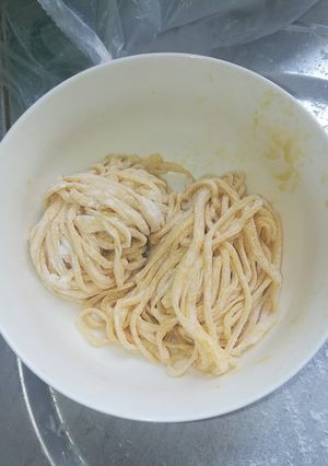 Hình của món Mì trứng tươi.