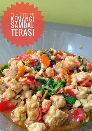 Foto resep Tumis Tempe Kemangi Sambal Terasi
