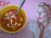 Una foto de olla lenta calabacines