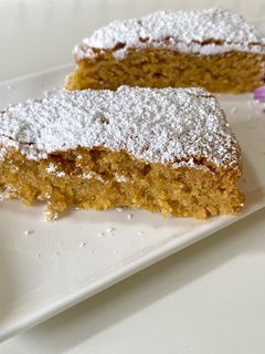 Una foto de Tarta de almendra de Santiago de Compostela