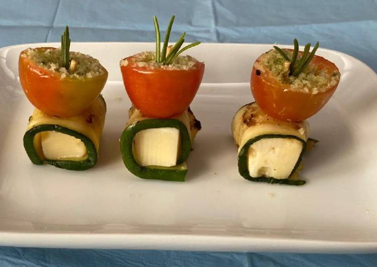 Finger food,con pomodorini al crumble salato