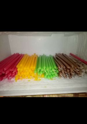 Foto resep Es pensil rainbow