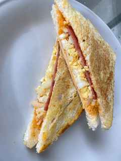 Foto resep Sandwich panggang saos spaghetti