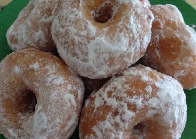 Bagaimana Menyiapkan Donat jadul, Enak