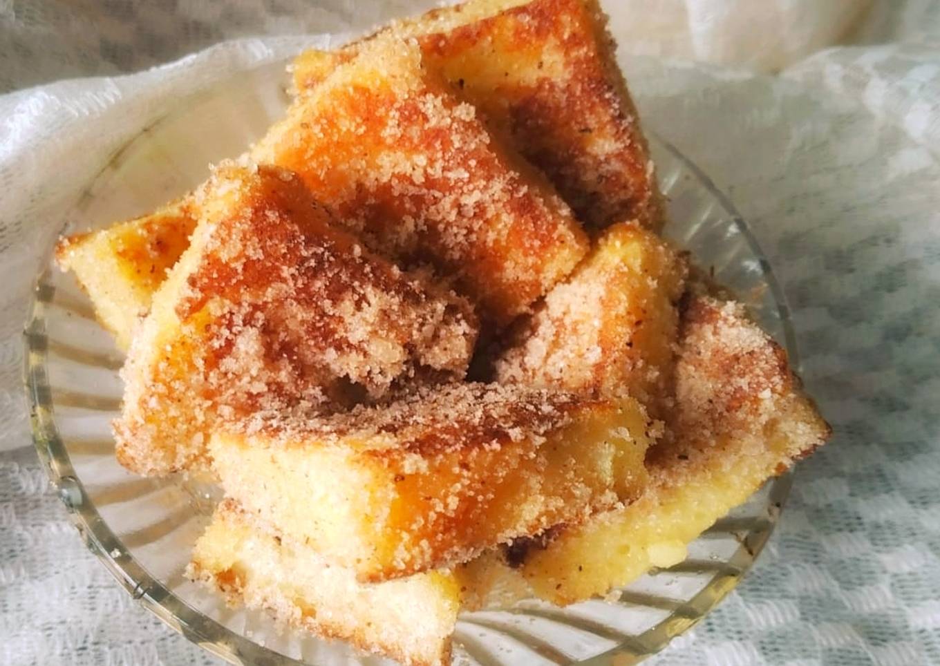 Cinnamon French toast bites