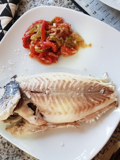 Una foto de Dorada a la sal