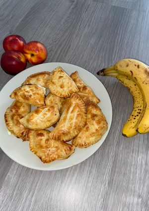 Une photo de Feuilletée chèvre miel