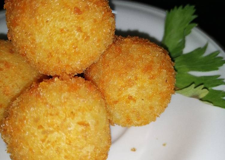 Cara Membuat Untuk Mencoba Di RumahBola-bola Kroket Keju