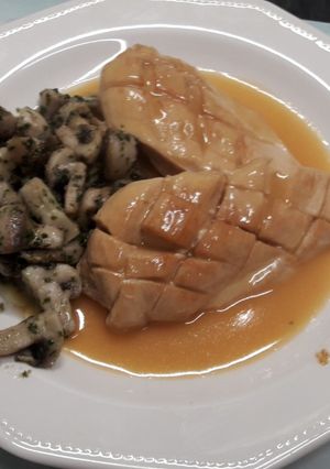 Foto principal de Pechuga de pollo con salsa de naranja
