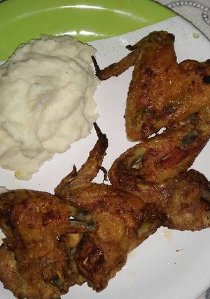 Una foto de Alitas de pollo al horno