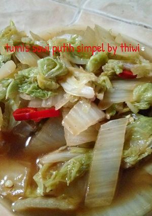 Foto resep Tumis sawi putih simpel