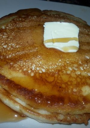 Una foto de Pancakes saludables