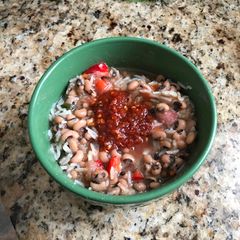 A picture of Hoppin' John.
