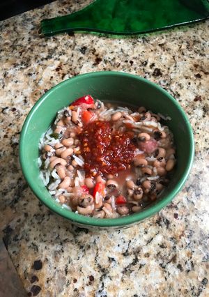 A picture of Hoppin' John.