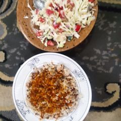 A picture of Shinkafa da Wake da Yaji.