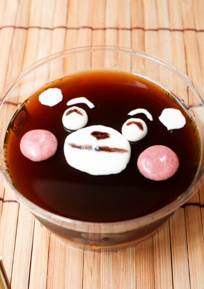 沁涼療癒～熊本熊咖啡凍 的食譜成品照片