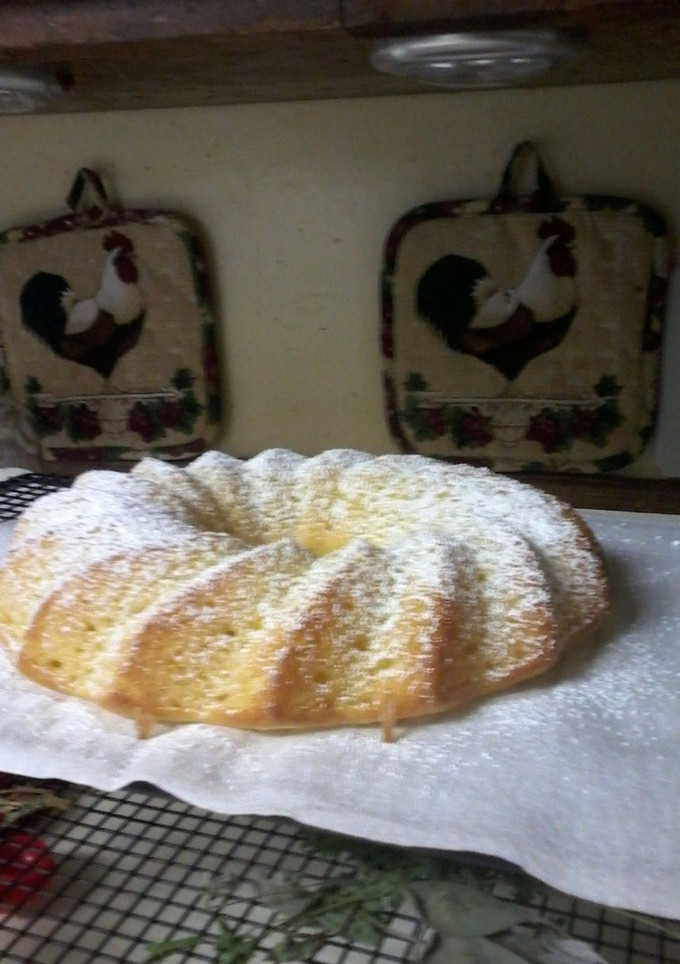 Una foto de Torta de naranja o limon facil