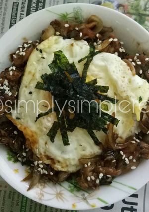 Foto resep Chicken Teriyaki Don