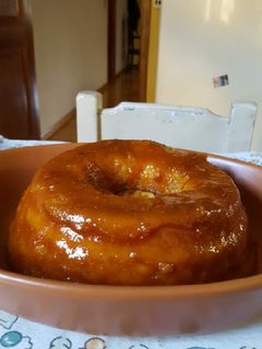 Una foto de Budín de pan