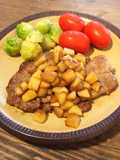 Pork Shoulder with Apples, Balsamic, Soy Sauce, and Honey