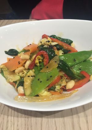 Una foto de Verduras salteadas