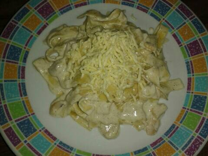 Standar Cara mudah memasak Fettucini black pepper dijamin gurih