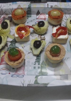 Una foto de Tartaletas con alcachofas