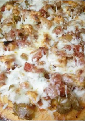 A picture of Corn pizza.