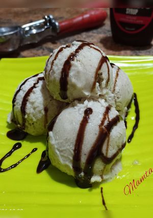 A picture of Frozen Banana Icecream.(quick n easy).