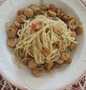 Resep Spaghetti oglio olio sosis Anti Gagal