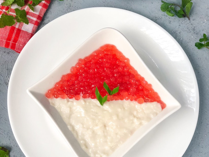 Resep Bubur Sumsum Mutiara Merah Putih Praktis