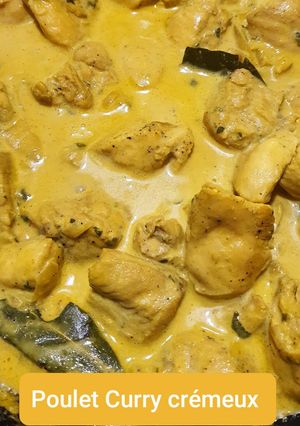 Une photo de Poulet curry crémeux