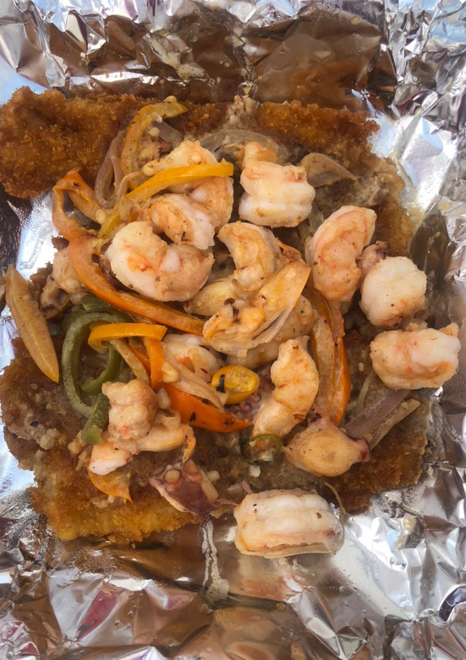 Una foto de Camarones a la Mantequilla