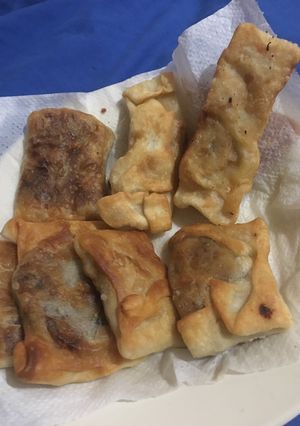 Foto resep Martabak goreng isi daging tanpa telur simple