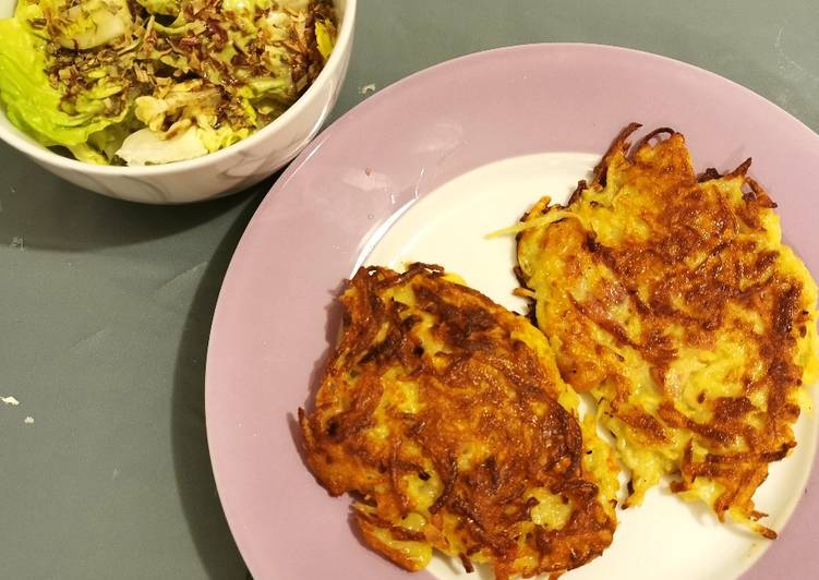 La façon simple de faire des recettes Galettes de pommes de terre spécial