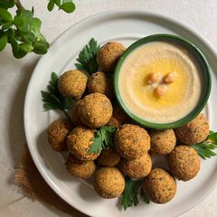 Quick and Simple Falafel A picture of Quick and Simple Falafel.